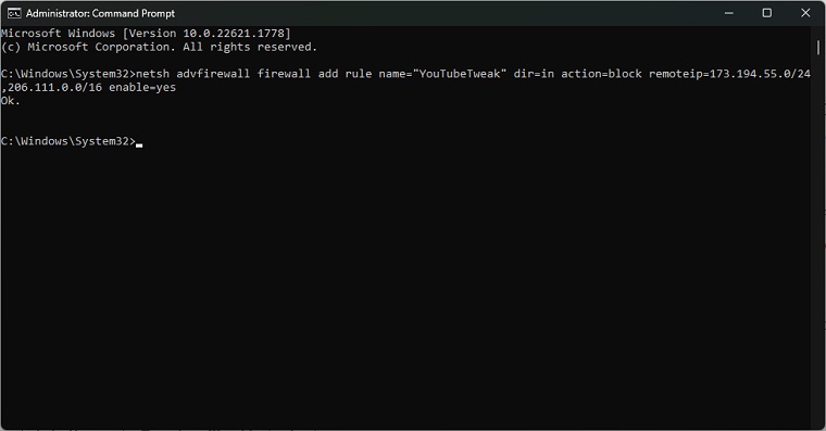 Block Two IP Address Ranges to Fix YouTube Videos Loading Slow Issue With Fast Internet.