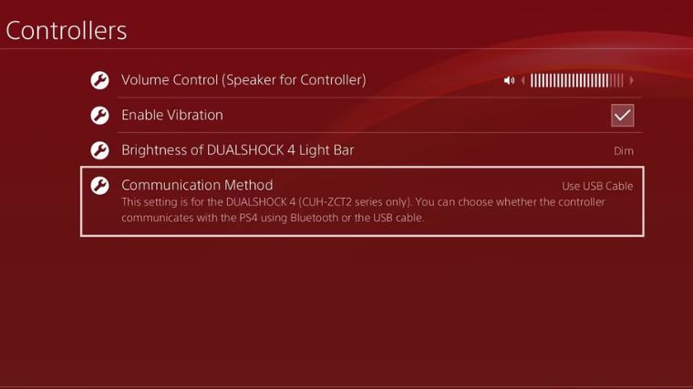 Connect your PS4 controller with a Data Cable