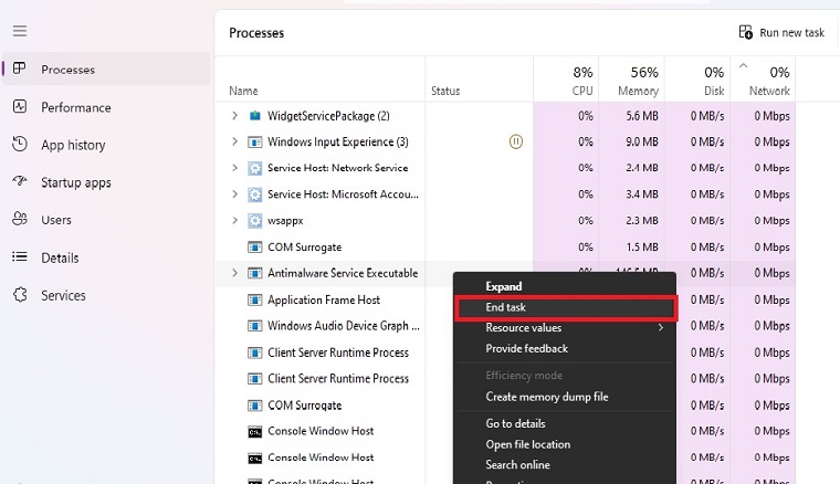 Disable Bandwidth-Intensive Processes to Fix The Error Code Bee in Destiny 2 on PC