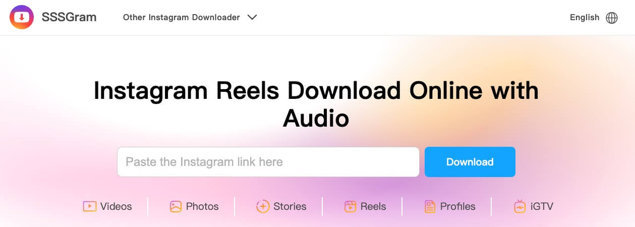 Instagram Reels Download Online with Audio