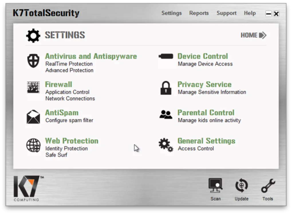 K7 Total Security 16.0.1135 Crack & Serial Key 2024 Full Download